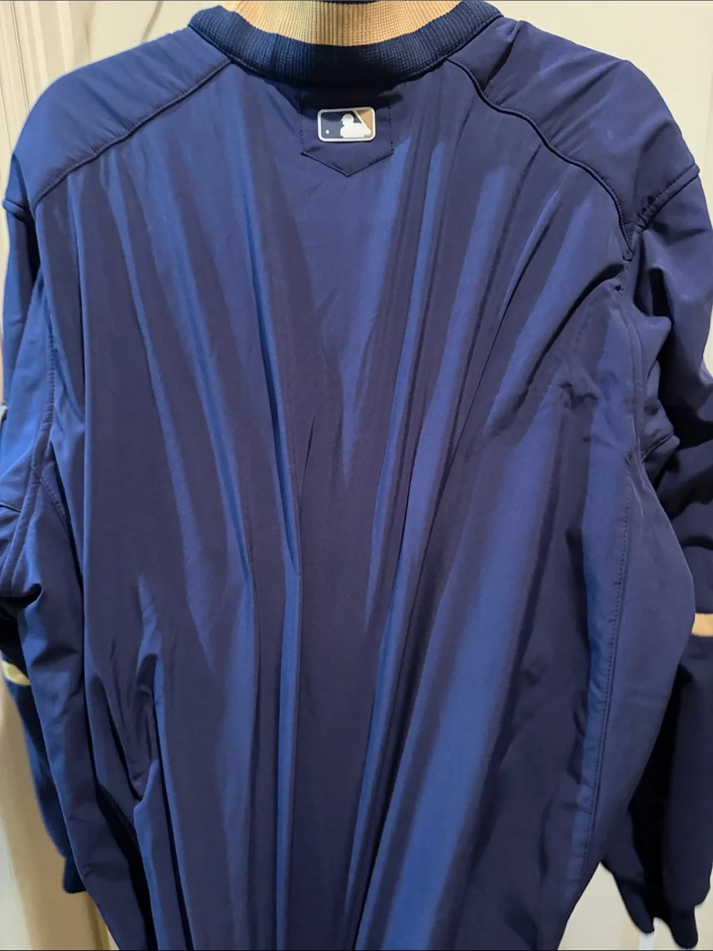 Milwaukee Brewers Navy & Gold Baseball Jacket
